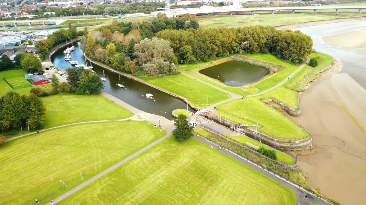 Spike Island,Widnes,September 2023 by Drone and camera,Music by Martyrs In Disguise.