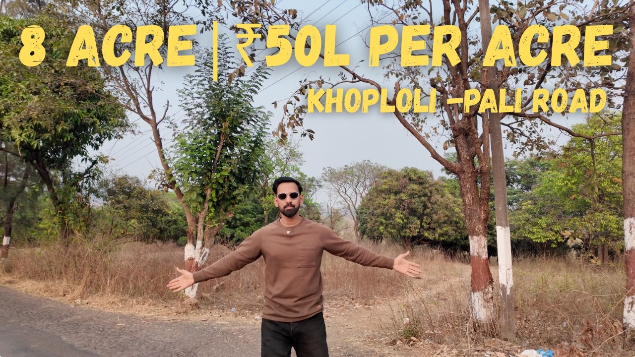 8 Acre Agricultural Land | 100+ Mango Trees | Near Pali-Khopoli Road | ₹50L Per Acre