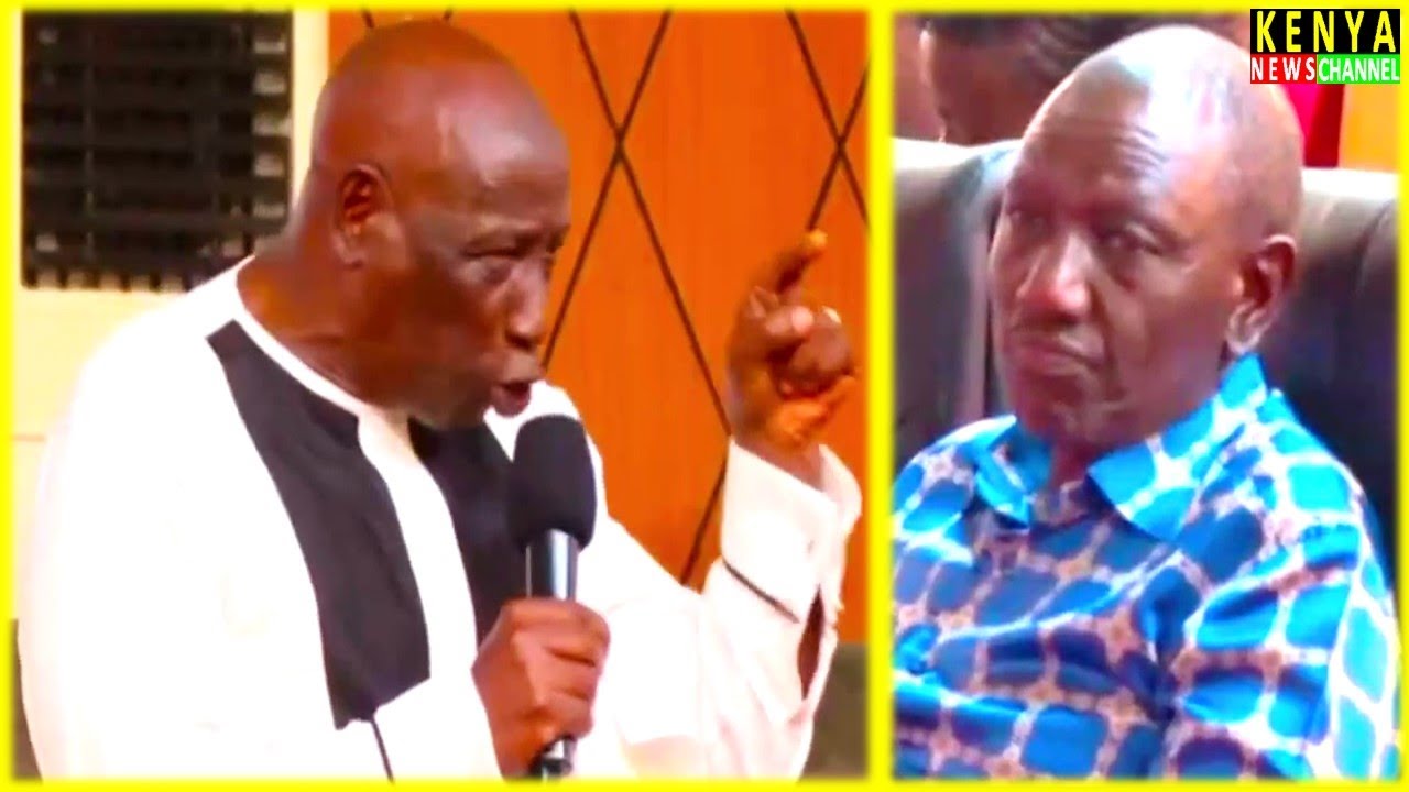 'CORRUPT PEOPLE ARE CURSED' Bold Pastor Wilfred Lai powerful sermon in front of Ruto at JCC