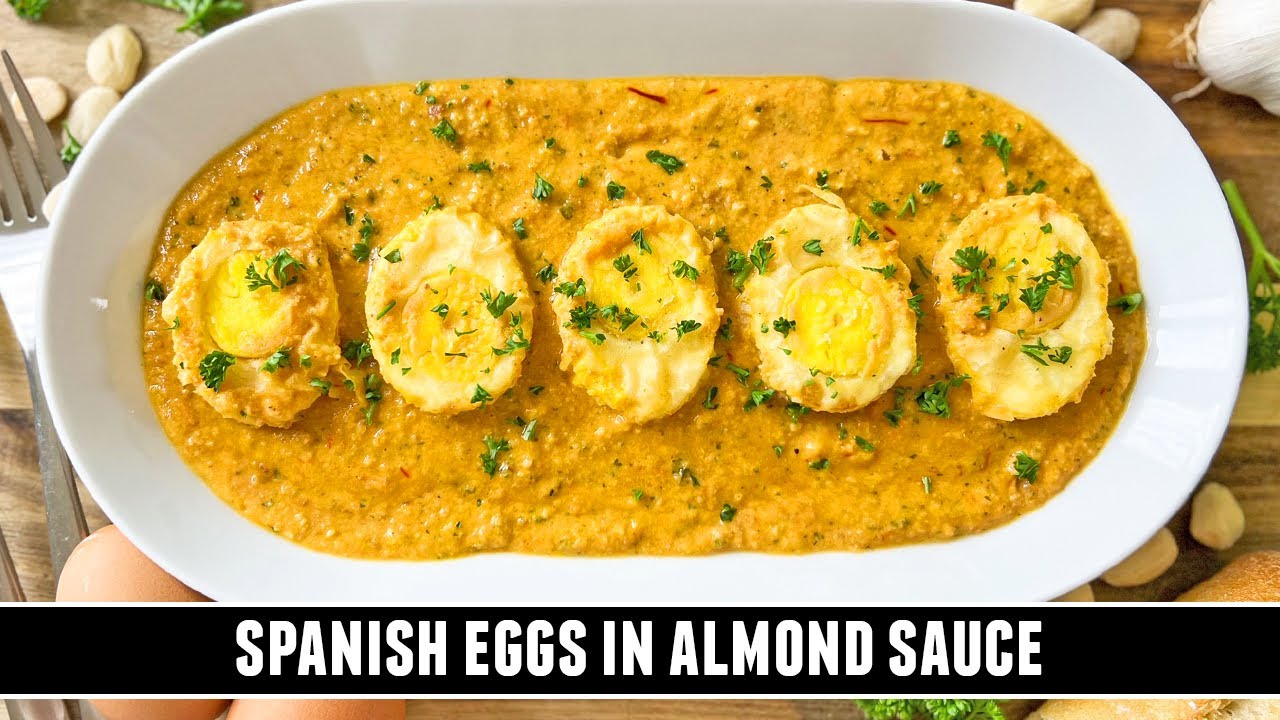 The BEST-EVER Spanish Eggs | Huevos en Salsa de Almendras Recipe