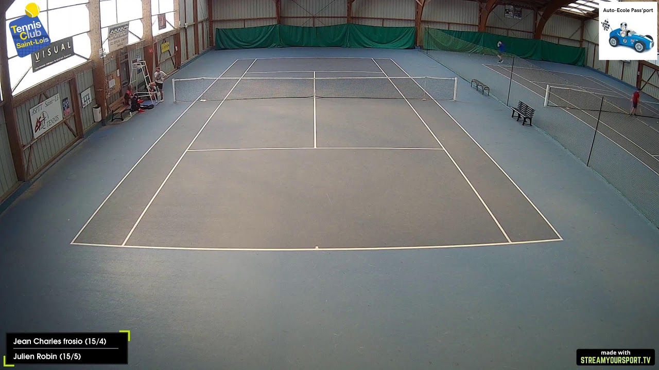 Court 4 : Jean Charles frosio (15/4) 🆚 Julien Robin (15/5)