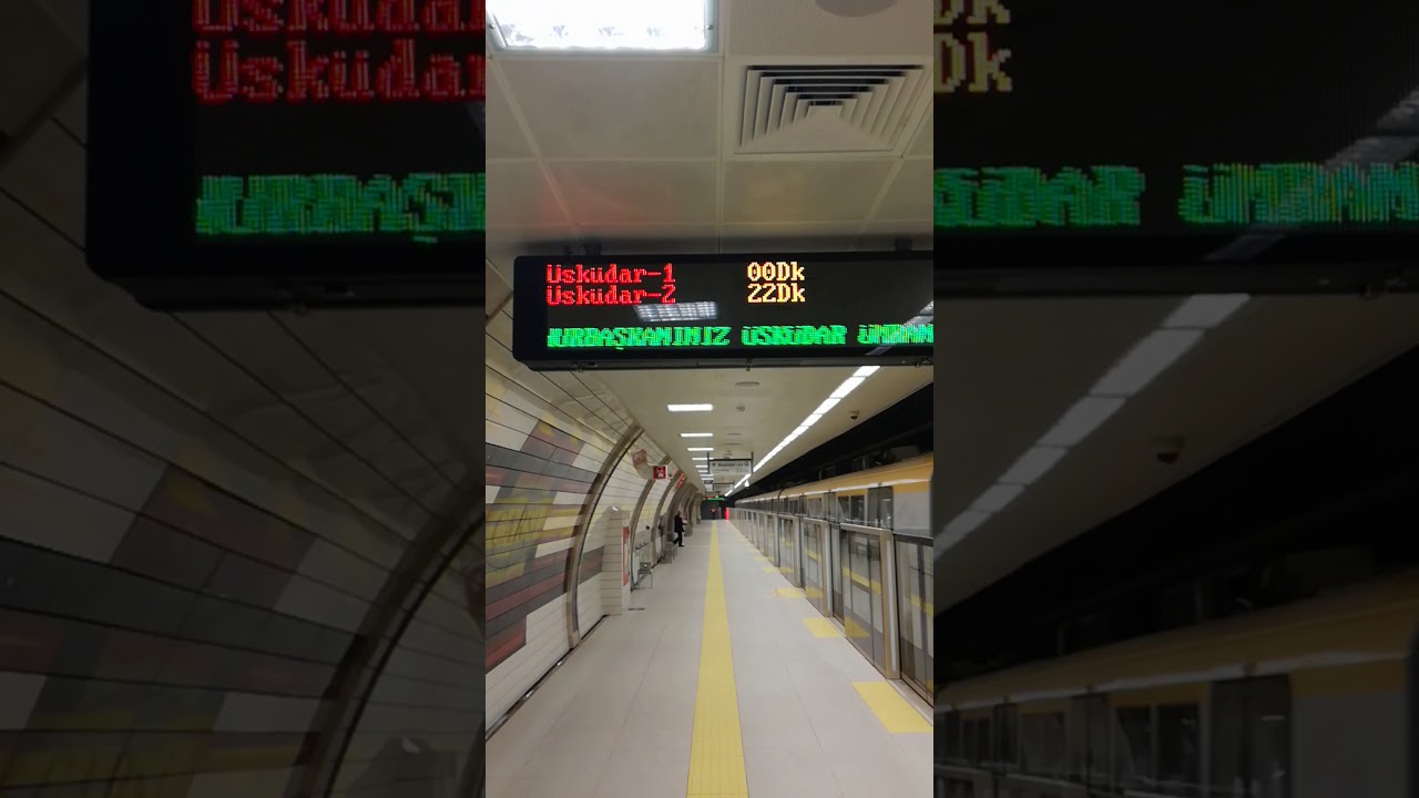 Üsküdar-ümraniye metro hatti  13.12.2017 açılış yapılmadan önce ordaydık!!!