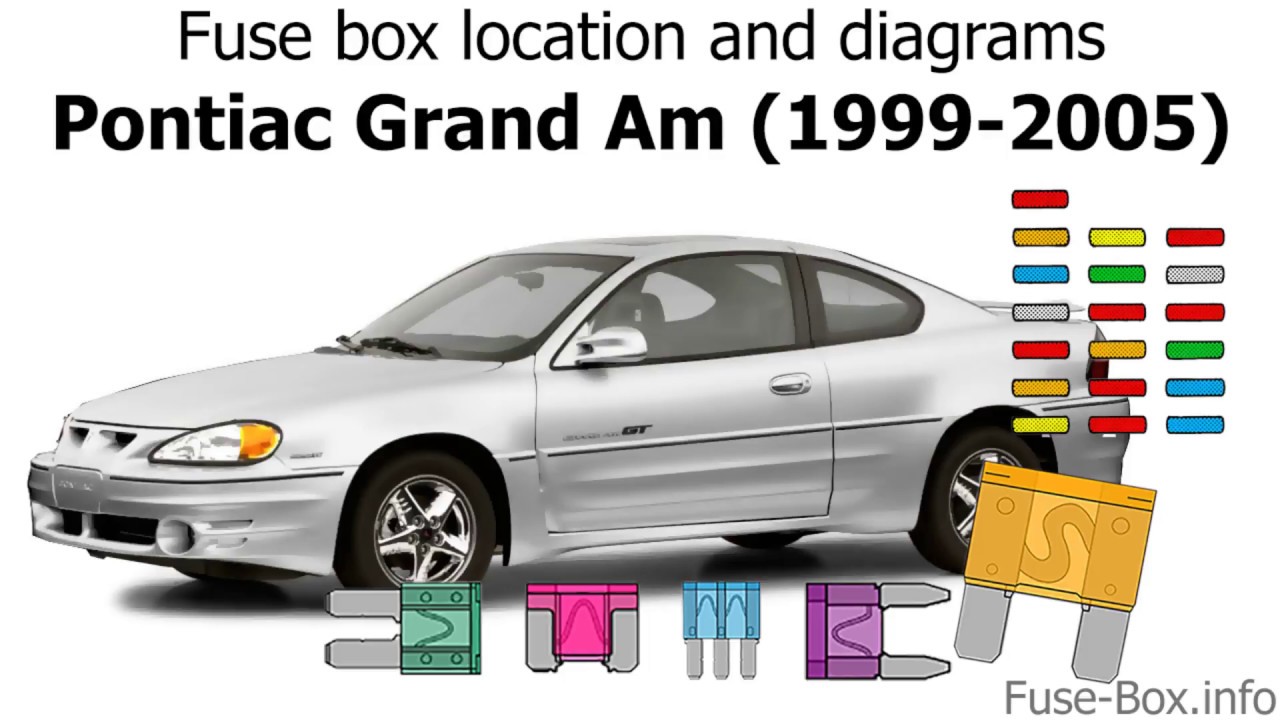 Fuse box location and diagrams: Pontiac Grand Am (1999-2005)