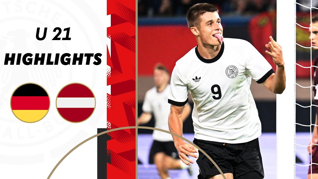 Tresoldi shines with a hat-trick | Germany vs. Latvia 5-0 | Under-21 EURO Qualifiers | Highlights
