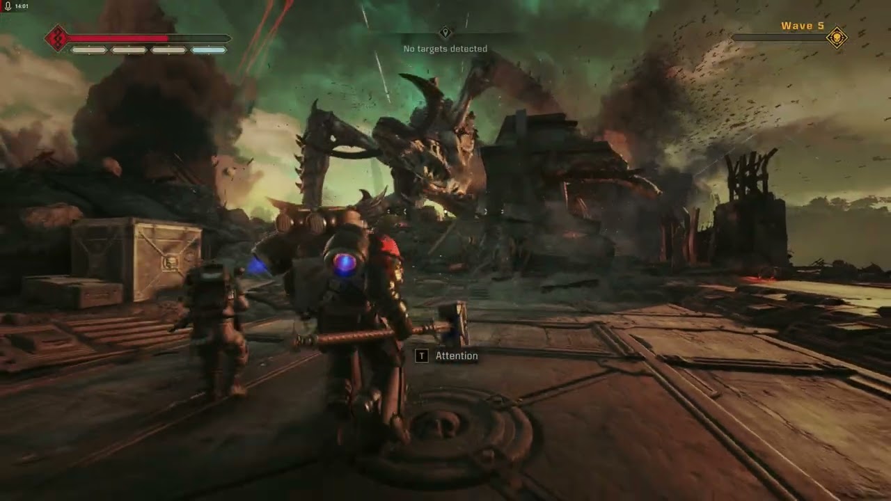Warhammer 40k Space Marine 2 - Assault Thunder Hammer, Siege Mode