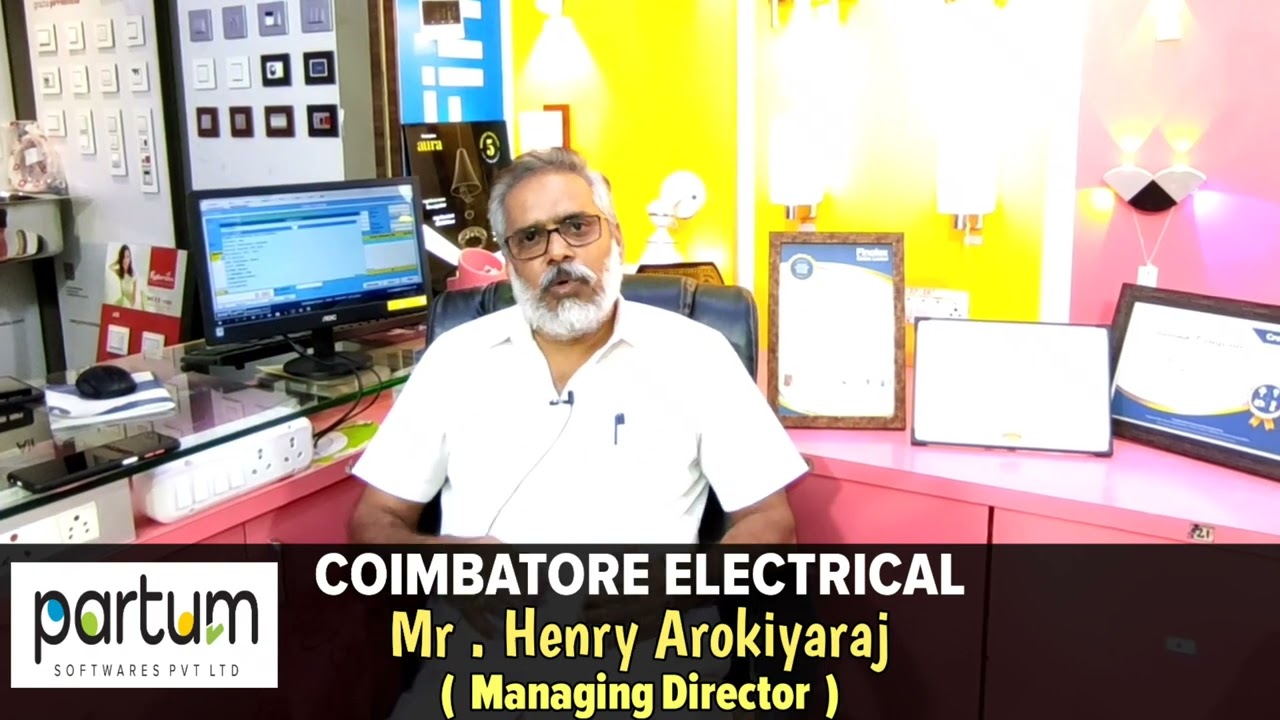 Electrical Shop Billing Software | BARCODE BILLING SOFTWARE AVAILABLE HERE!!! #partumsoftwares