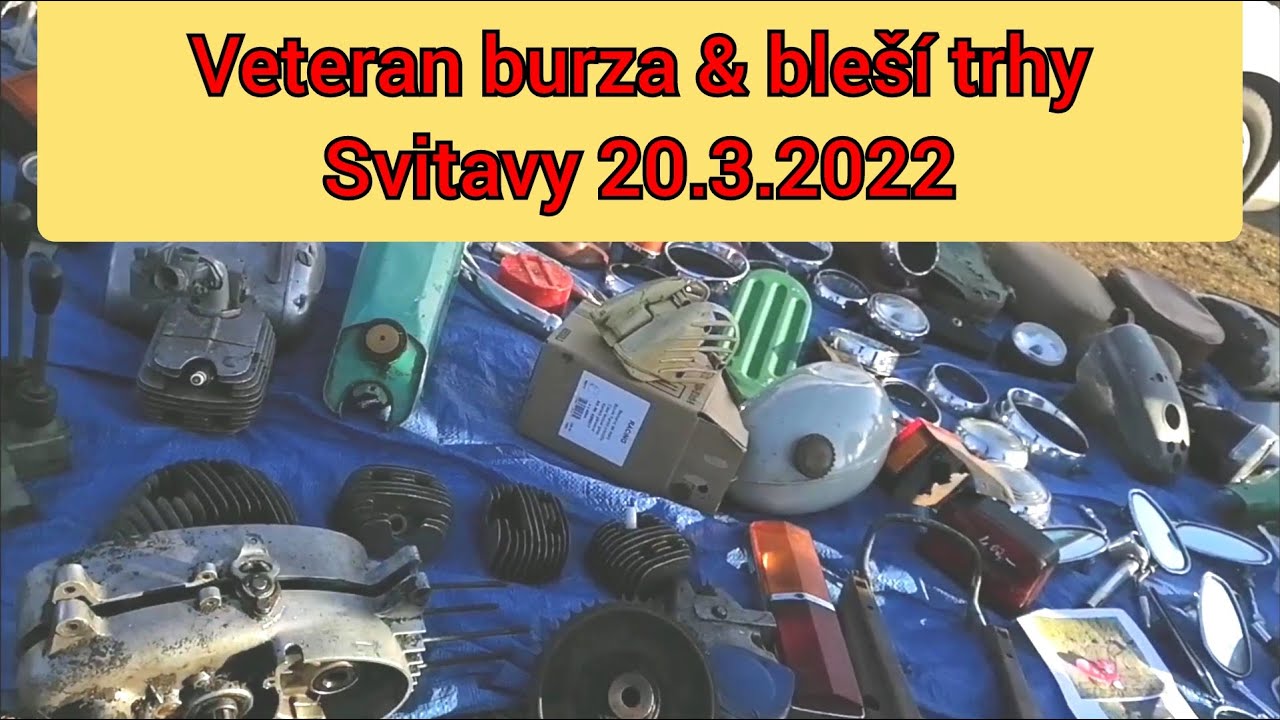 Veteran burza & bleší trhy Svitavy 20.3. krátký sestřih z burzy