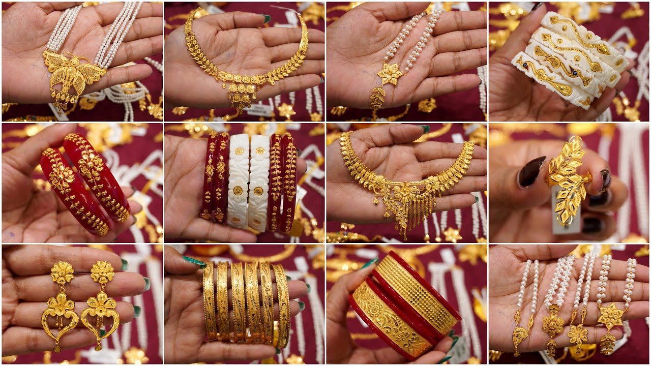 রানাঘাট ধীরা জুয়েলার্স-এ! 🏵️ একদম কম ওজনের নতুন গোল্ড জুয়েলারি কালেকশন | Gold Jewellery Collections