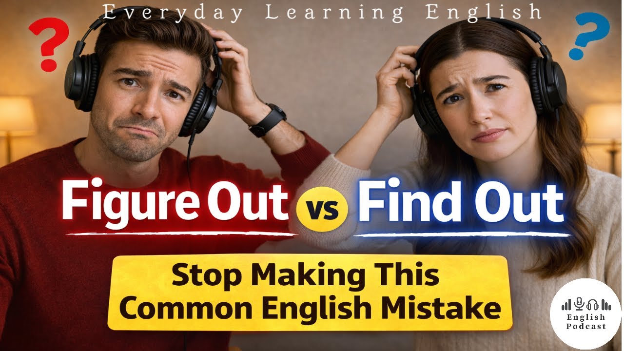 Figure Out vs Find Out Common English Mistakes Explained in 5 Minutes l Mini lesson EP. 13