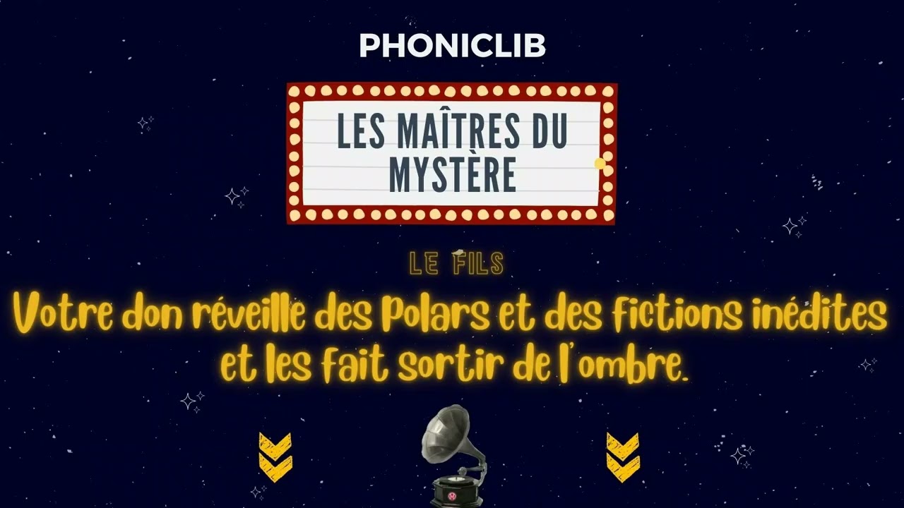 Le fils  -  Les Maîtres du Mystère