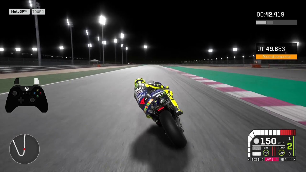 MotoGP 19 | Losail Rossi Esport Challenge first setup + lap