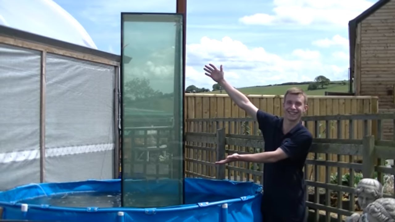 Huge inverted aquarium / Upside down fish tank (part 2)