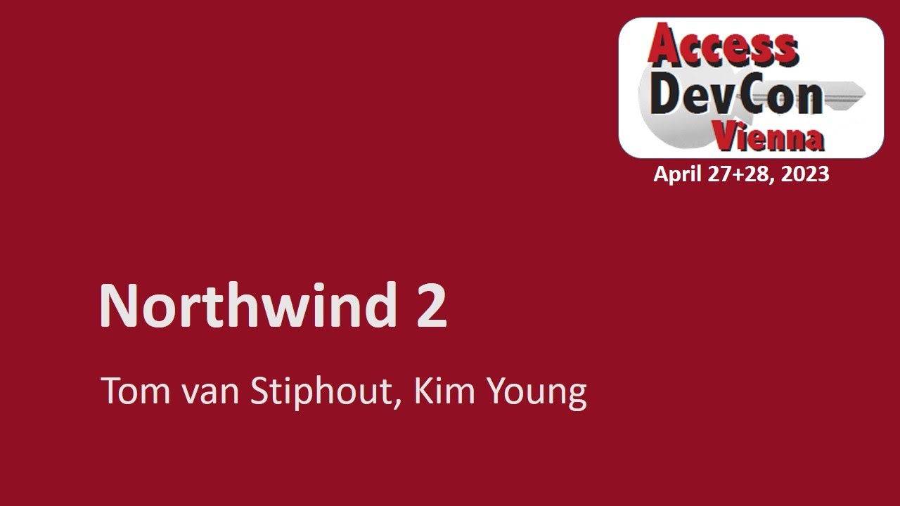 Access DevCon 2023 - Northwind 2