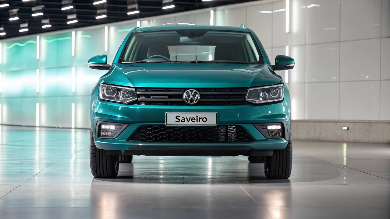 2027 Volkswagen Saveiro Teal 🚙 Novo Visual, Força, Economia e Versatilidade no Brasil