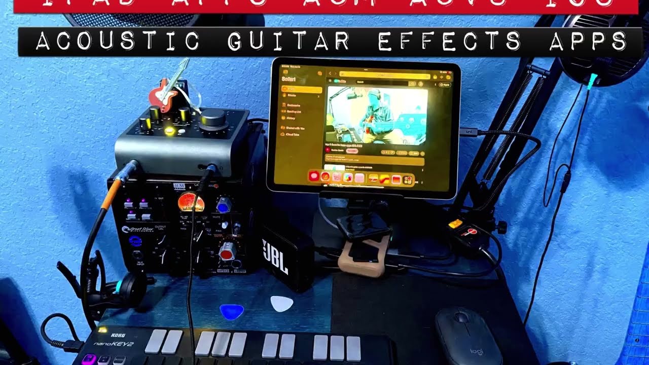 5 acoustic guitar effects Apps  AUM Auv3 iPad 2025