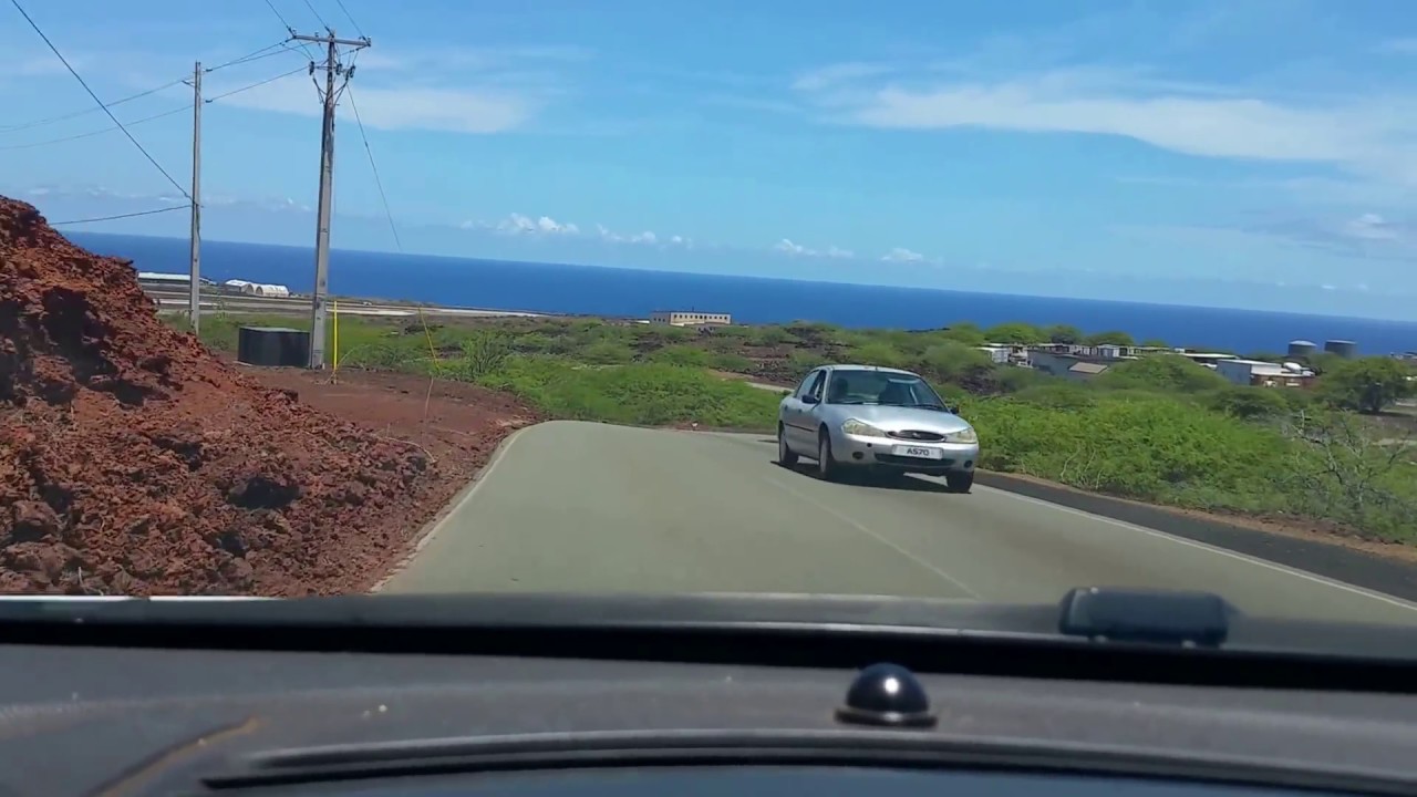 Ascension Island. Journey to George Town from Travellers Hill