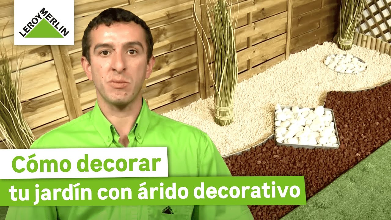 Cómo decorar un jardín con árido decorativo | LEROY MERLIN