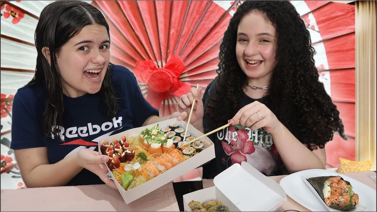 PROVANDO COMIDA JAPONESA PELA PRIMEIRA VEZ