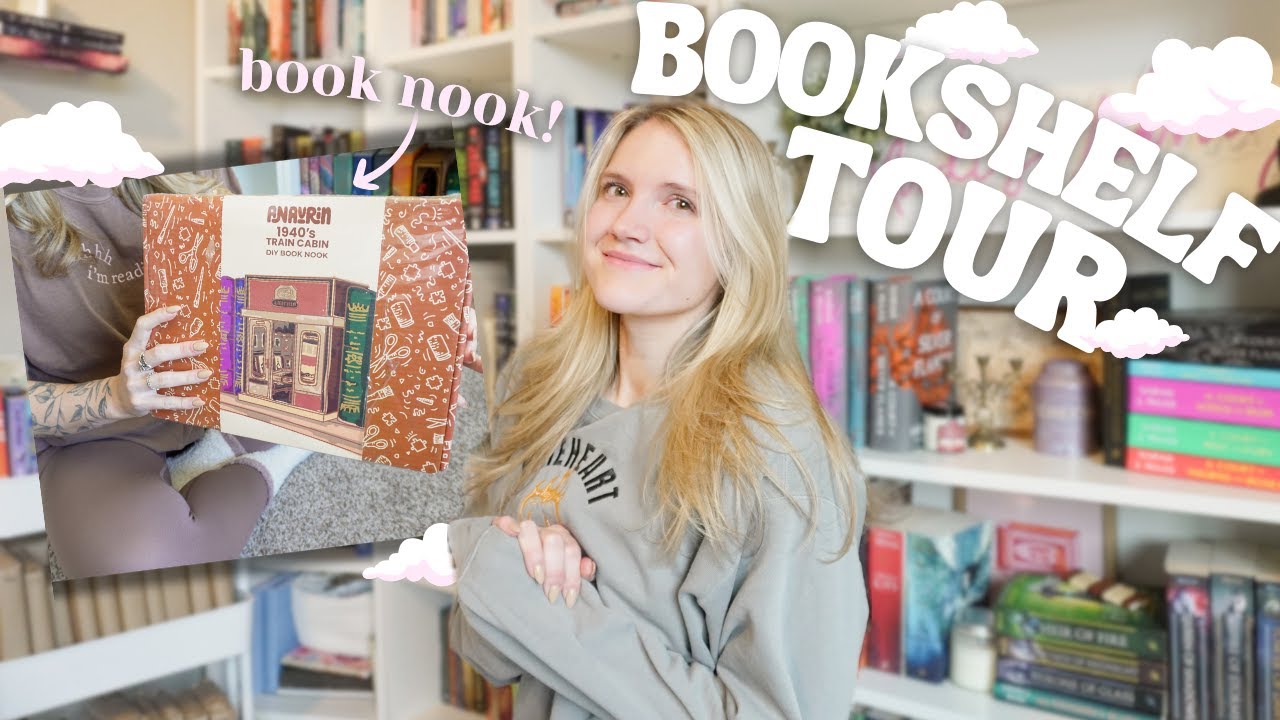ALL THE BOOKS I OWN 📚 | bookshelf tour & building a book nook