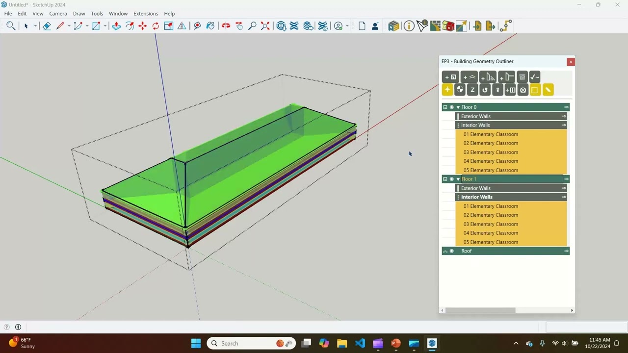 Creating a complete Energy Model in EnergyPlus & EP3 - Part 1 - using the wizard