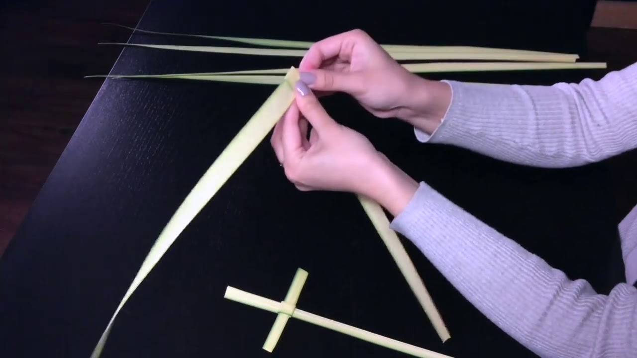 How to Make a Palm Cross (Tutorial)