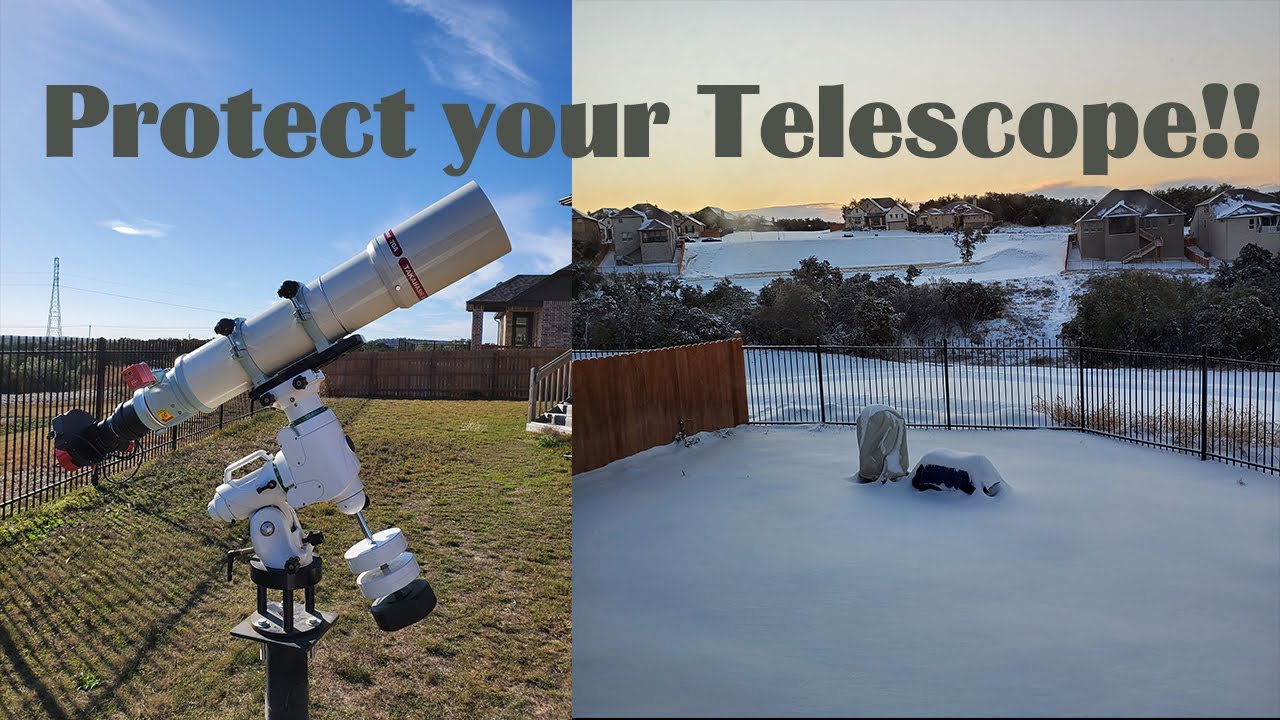 Astrophotography:  Protect your scope from the elements!