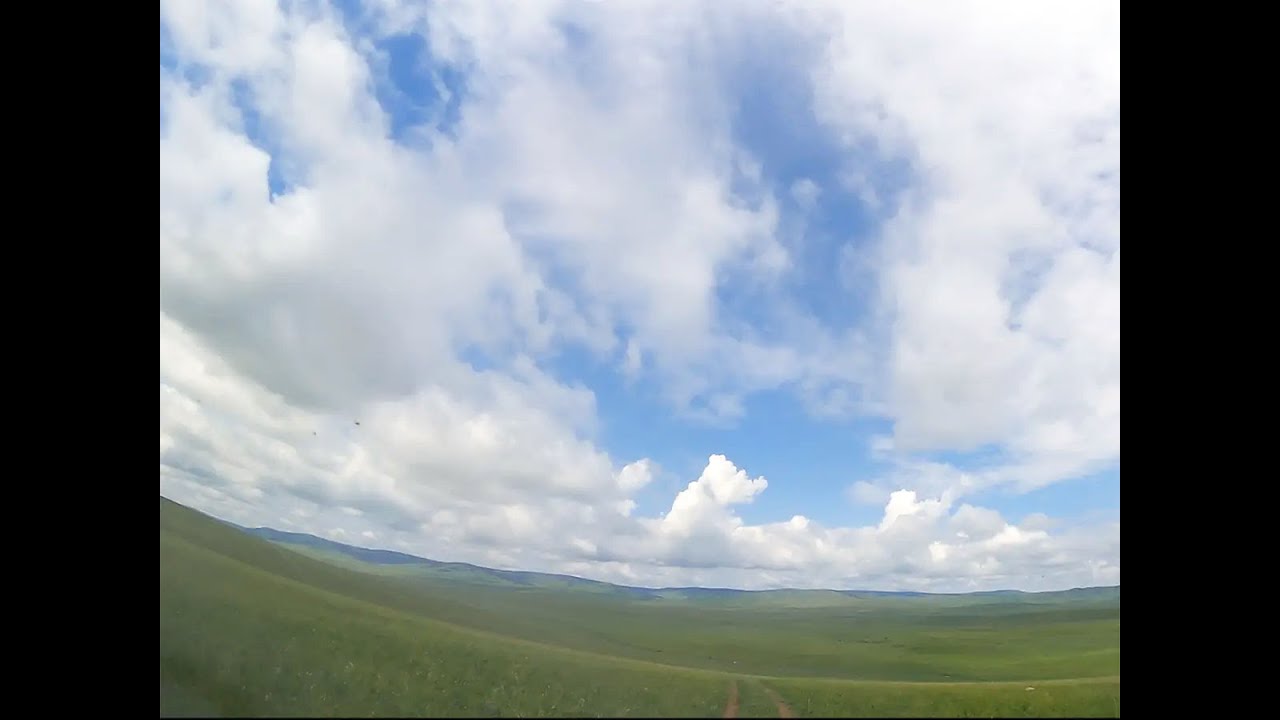 Dashcam #29  - Driving in Mongolia - Birthplace of Yurts