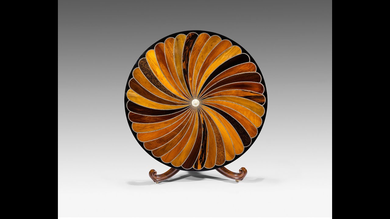 19th century large Ceylonese (Shri Lankan) specimen wood table