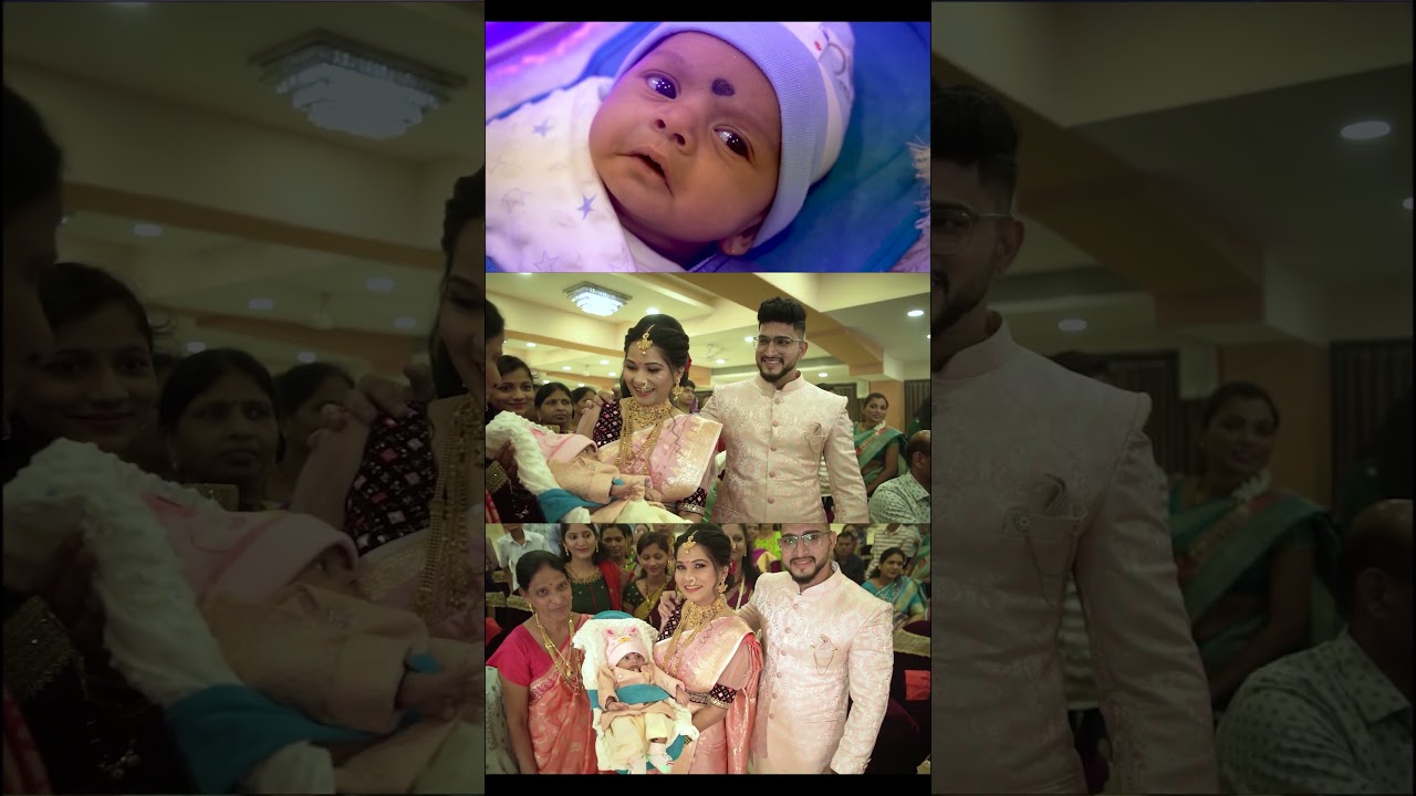 100K PLUS View's 🤓 | Cinematic Naming Ceremony -PRAGNESH- Namkaran Sohala | OmkarVrushali |