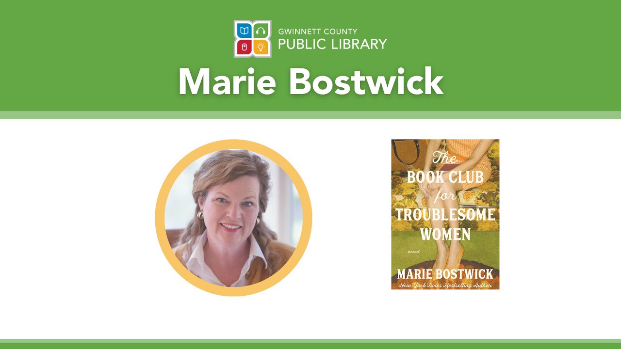 Author Talk with Marie Bostwick | The Book Club for Troublesome Women