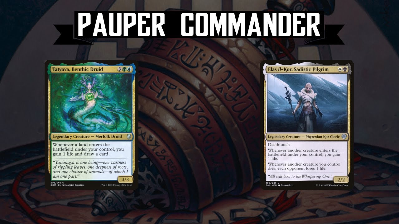 Pauper Commander - Tatyova vs Elas Il-Kor