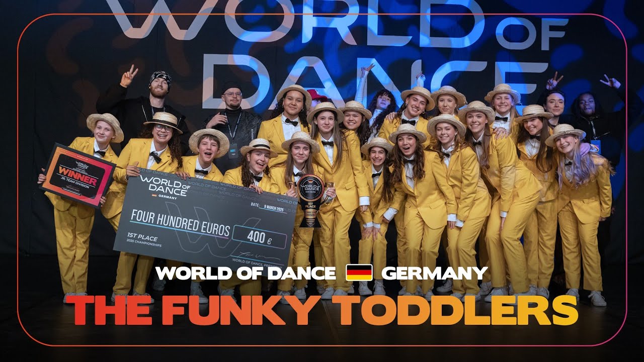 The Funky Toddlers | 1st Place Jr Team Division | World of Dance Dortmund 2025 | #DORTMUND25