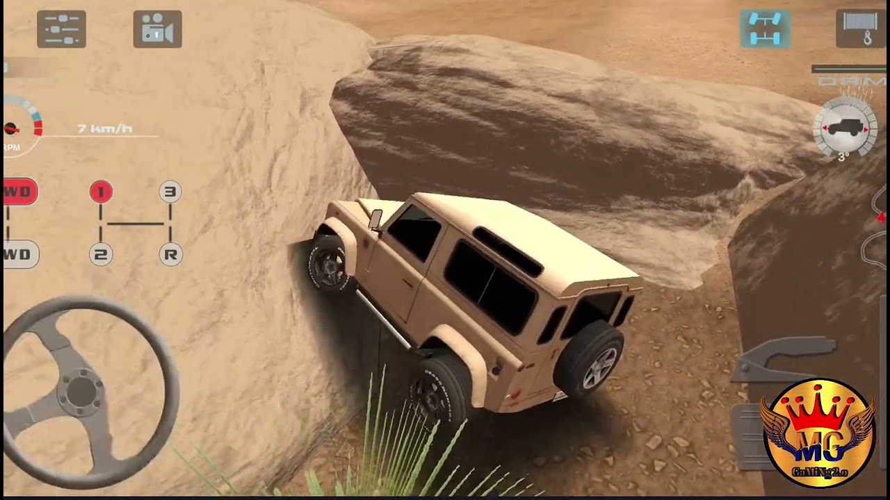 Driving Desert 4k Gameplay offroading