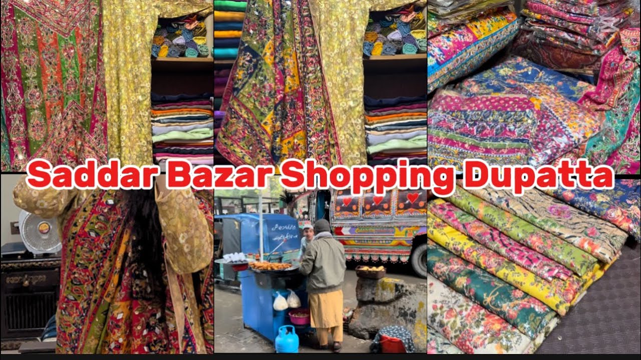 Saddar Bazar Peshawar se Pyara Dupatta | Affordable Shopping Vlog 😱