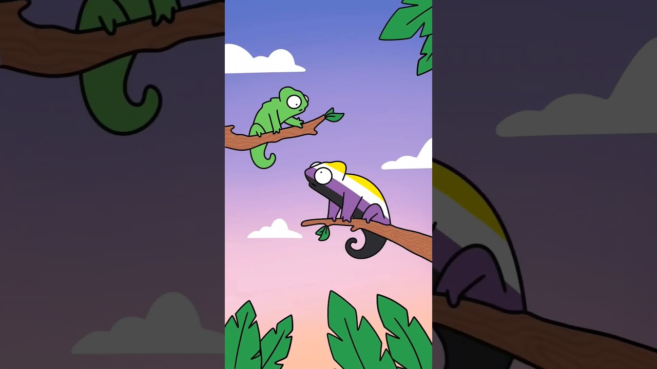 Это действительно так просто 🥹🦎 #лгбт #небинарный #enby #гордость