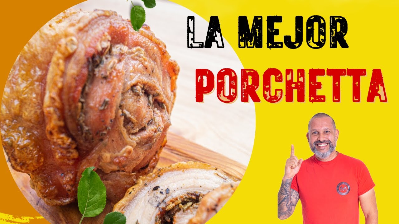 Receta La mejor PORCHETTA CRUJIENTE deliciosa