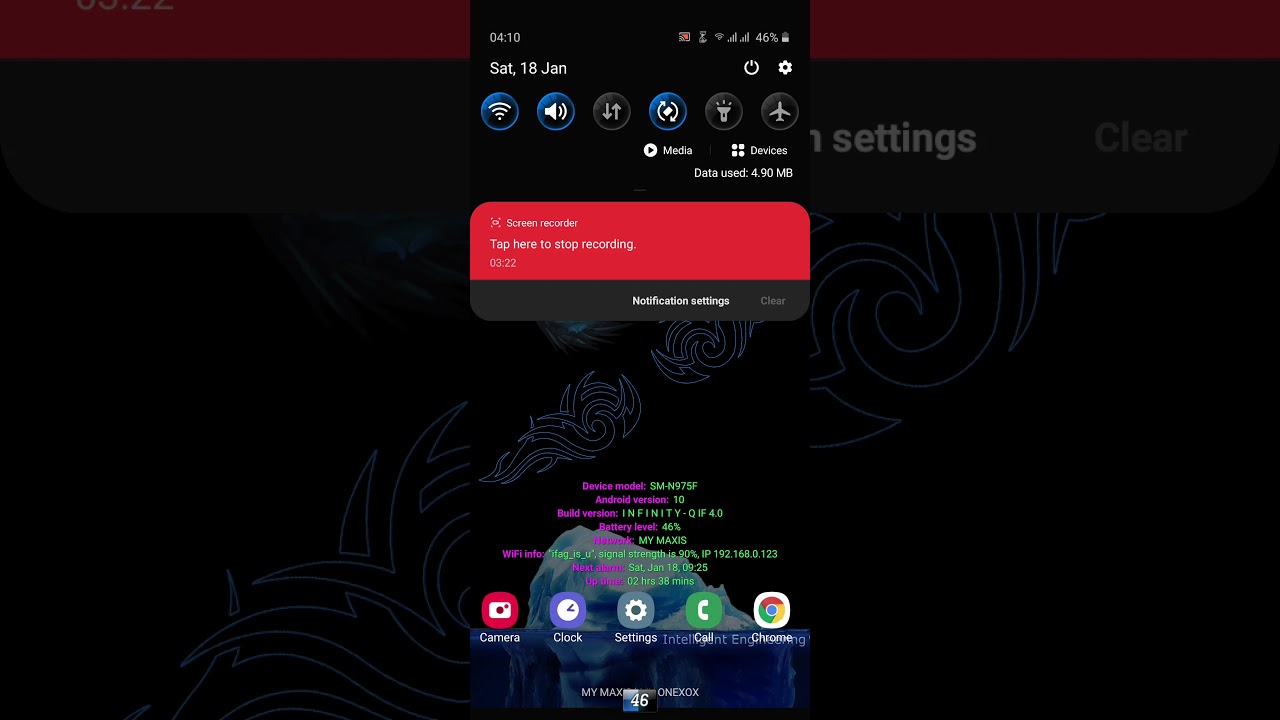 Note10+ Infinity customrom android10 oneUi2.0