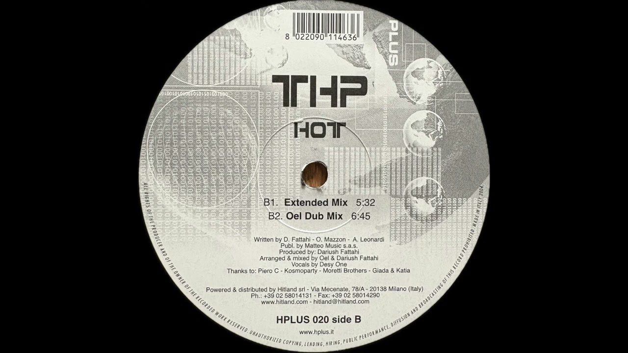 THP - Hot (Oel Dub Mix) [H*Plus]