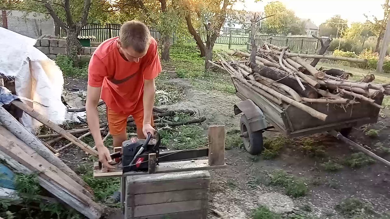 Саморобний станок для бензопили