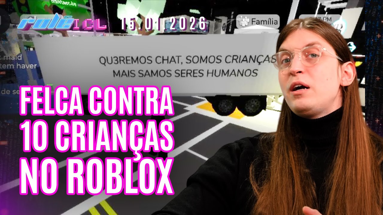 ROLÊ ICL - 15/01/26 - REVOLUÇÃO ROBLOXIANA, DESAPARECIMENTO NO ELEVADOR E RESTRIÇÕES NO GROK