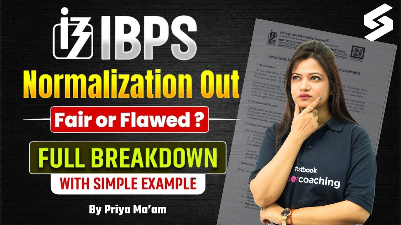 IBPS Normalisation Notice | IBPS Normalisation Issue | Complete Details | By Priya Ma'am