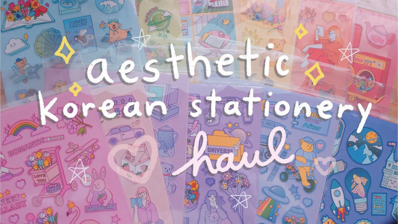 Korean Stationery Haul (HOTTRACKS) 🇰🇷 + Real Time Journal With Me | Rainbowholic