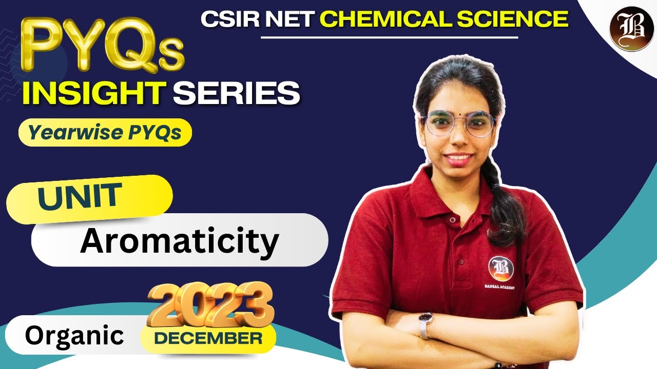 CSIR NET Chemical Science Dec.2023 Paper Solution | Aromaticity Question solution | organic |