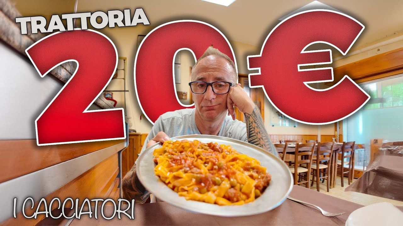 Ho speso 20 € in una trattoria SPERDUTA