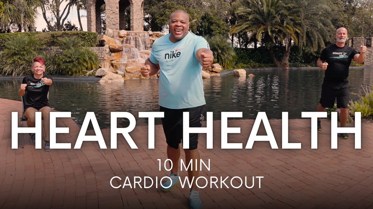 Boost Your HEART HEALTH! 10-Minute Low-Impact CARDIO Workout for Seniors & Beginners