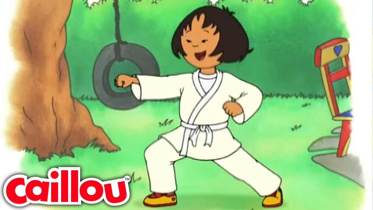 Caillou aprende Karate | Caillou Español Castellano - WildBrain | Caricaturas para niños