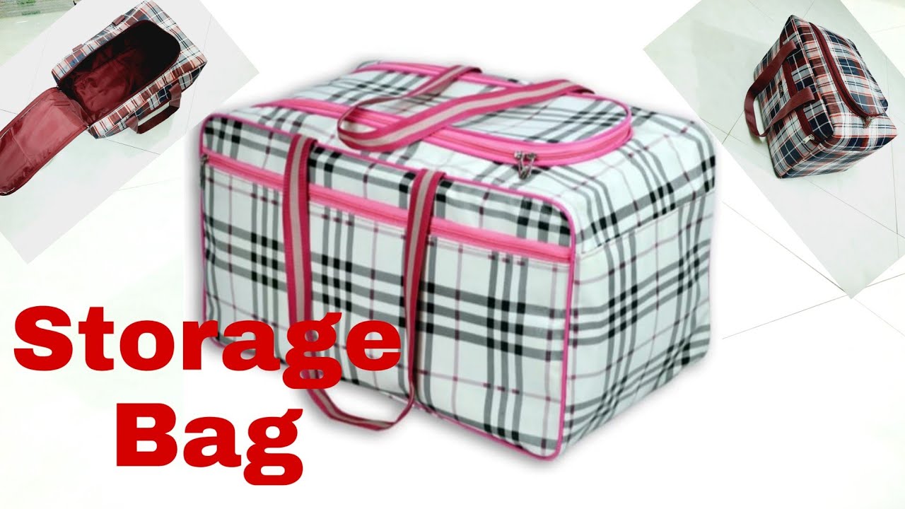 DIY: Storege Bag, Travel Bag Tutorial By Anamika Mishra....