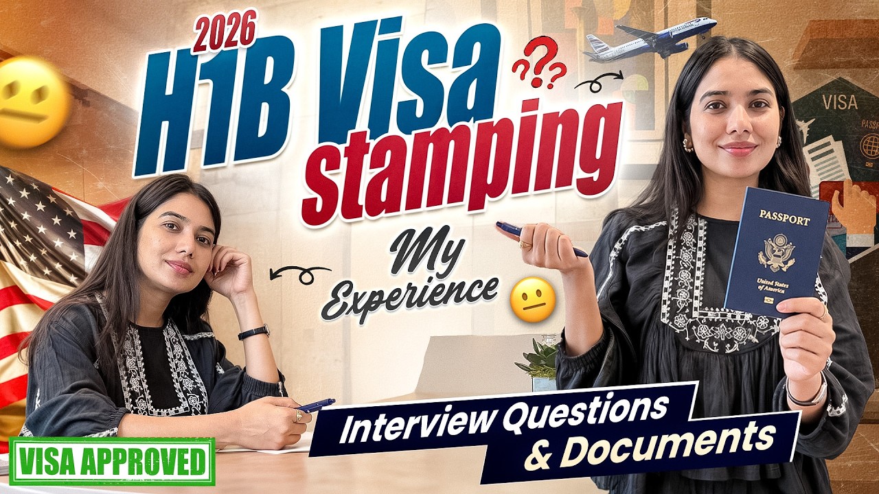 My H1B Visa Stamping Experience in India 🇮🇳 | Interview Questions, Documents & Tips