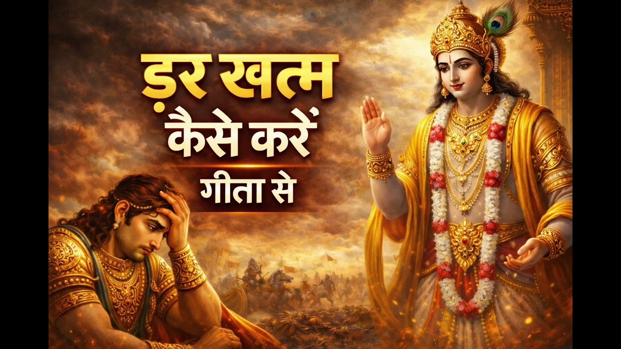 डर मिटाने का श्रीकृष्ण का उपाय