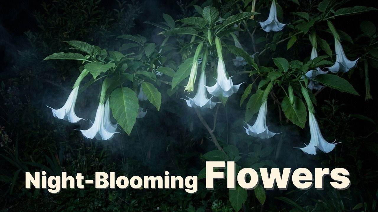 Garden's Midnight Magic: A Timeless Floral Journey